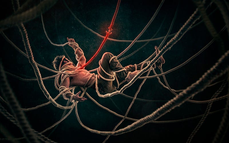 You; caught in your many threads